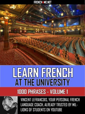 cover image of Learn French at the university--1000 Phrases--Volume 1
